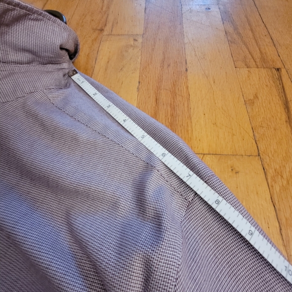 Michael Kors Men Chic Modern Purple 100%‎ Cotton Button Long Sleeves Dress Shirt - Picture 7 of 10